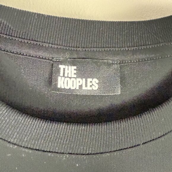 The Kooples Shirt Mens Small Black Love The Kooples Graphic Tee T-Shirt Attitude - Picture 5 of 8